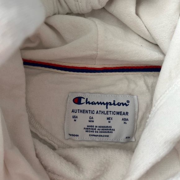 White loose fit champion hoodie - Picture 2 of 2